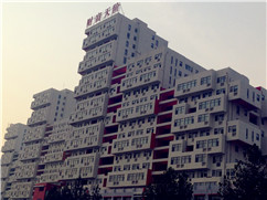 [鄭州真石漆]富士康冠達花園個性設(shè)計，只用超前單彩真石漆